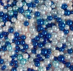 3/4/5mm Mixed ABS Round Imitation Pearls Loose Beads No Hole for DIY Garment Clothing Shoes Beads Accessories Supplies 10g