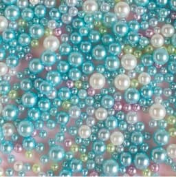 3/4/5mm Mixed ABS Round Imitation Pearls Loose Beads No Hole for DIY Garment Clothing Shoes Beads Accessories Supplies 10g