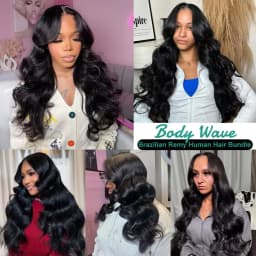 Body Wave Virgin Raw Indian Wholesale Human Hair 3/4 Bundles Deal For Women Wet And Wavy Hair Weave Extension Double Weft Soft