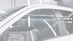 For Ford Ranger T6 T7 T8 2012-2022 Window Visor Smoke Black Weather Shields Rain Guards Wind Deflectors Exterior Accessories