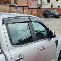 For Ford Ranger T6 T7 T8 2012-2022 Window Visor Smoke Black Weather Shields Rain Guards Wind Deflectors Exterior Accessories