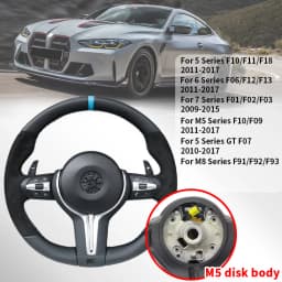 For BMW E90 E87 E83 E92 E84 E70 E71 F20 F23 F30 F34 F10 F25 F48 F15 Upgrade Steering Wheel Leather Modify New Style