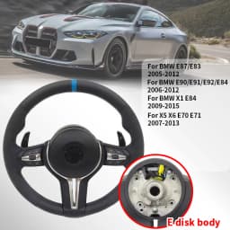 For BMW E90 E87 E83 E92 E84 E70 E71 F20 F23 F30 F34 F10 F25 F48 F15 Upgrade Steering Wheel Leather Modify New Style
