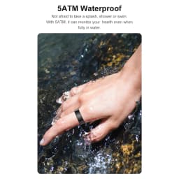 R09 Smart Ring Waterproof Health Fitness Rings Heart Rate Blood Oxygen Sleep Monitoring Fitness Tracker for Xiaomi Samsung Phone