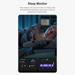 R09 Smart Ring Waterproof Health Fitness Rings Heart Rate Blood Oxygen Sleep Monitoring Fitness Tracker for Xiaomi Samsung Phone