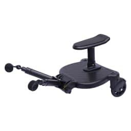 Universal Stroller Board 2 in 1 Removable Seat 55LBS Load PP PU EVA Adjustable Standing Sitting Kids 3-7