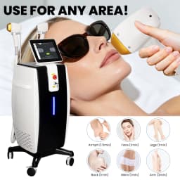 Diode Laser Hair Removal Device810 5000W 16Bars Upgraded Version Painless Permanent Hair Removal Three Wavelength Cooling System