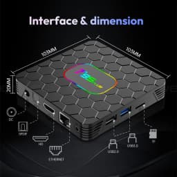 T95 PLUS Smart TV Box Android 14 Set-Top-Box RK3528 Quad Core 8K WIFI6 BT5.0 Google Voice Streaming Media Player Set-Top-Box