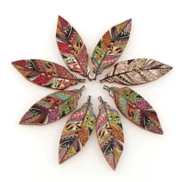 50PC 2 Holes 3 Size Colorful Butterfly Wooden Buttons Fit Sewing And Scrapbooking Sewing Buttons For Craft DIY Mixed