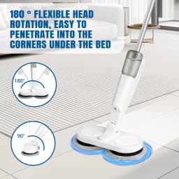 Electric Cordless Spin Mop Cleaner Automatic 2 in 1 Wet & Dry Home Cleaner Car Glass Ceiling Door Windows floor scrubber machine