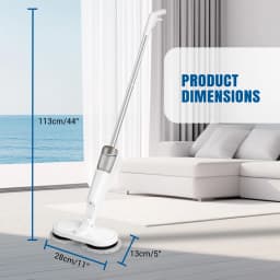 Electric Cordless Spin Mop Cleaner Automatic 2 in 1 Wet & Dry Home Cleaner Car Glass Ceiling Door Windows floor scrubber machine