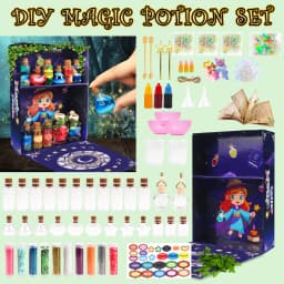 DIY Fairy Magical Potions Kit Horror Halloween Christmas Gifts Witches' Magical Color Changing Freezing Potions Art Craft Kit