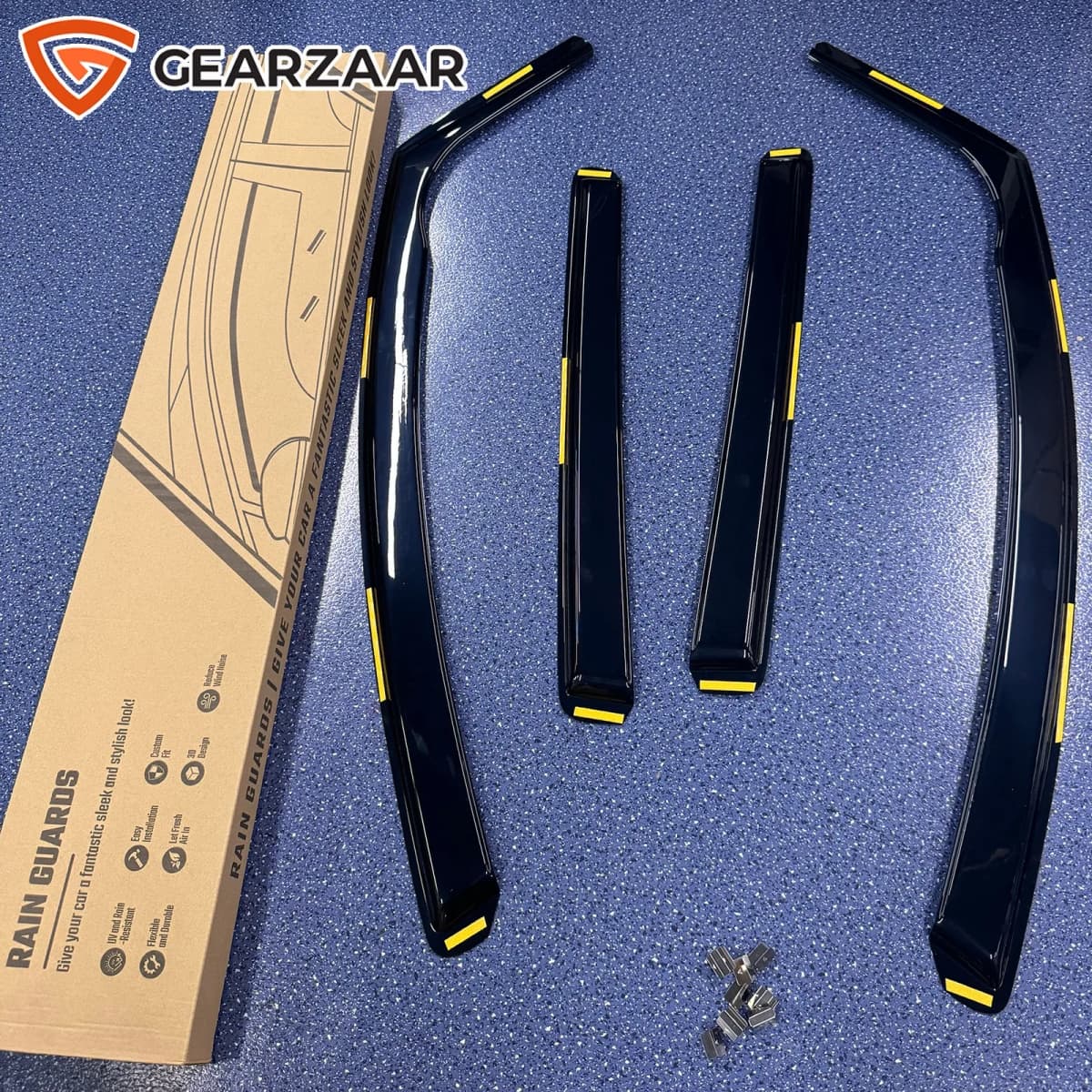 4pcs Wind Deflectors Tinted For Renault Clio MK4 2012-2019 5-Door Hatchback UK