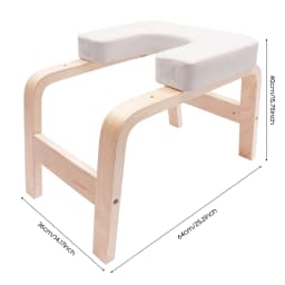 Yoga Headstand Bench Stool, Inversion Chair for Beginners, Home Yoga Training Equipment with Detachable Block