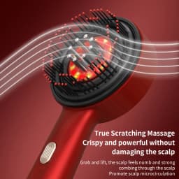 Electric Head Massage Comb Head Vibration Massager Portable Hair Follicle Comb Scalp Oil Liquid Applicator Hair Growth Anti Loss
