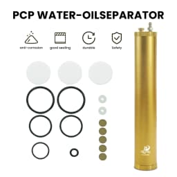 TUDIVING-Water Oil Separator Molecular Sieve Diving Separator with Explosion-Proof Valve,Air Compressor Diving Tank Filter