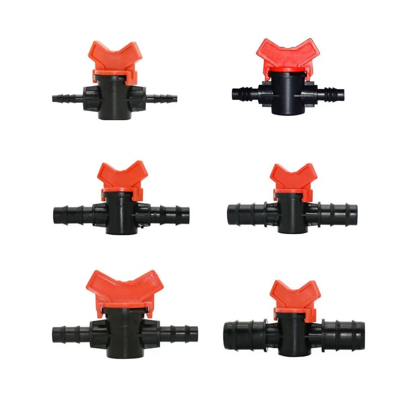1/4" 3/8" 1/2" 3/4" Garden Tap DN15 DN20 Irrigation Water Valve Mini Valve Waterstop Connectors Garden Hose Adapter 1pcs