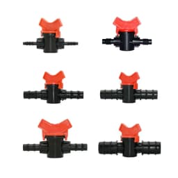 1/4" 3/8" 1/2" 3/4" Garden Tap DN15 DN20 Irrigation Water Valve Mini Valve Waterstop Connectors Garden Hose Adapter 1pcs