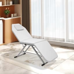 Beauty Bed Professional Massage Bed Foldable 250kg Salon Beauty Recliner for Spa & Salon Comfort
