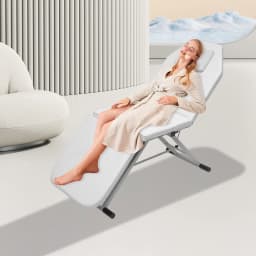 Beauty Bed Professional Massage Bed Foldable 250kg Salon Beauty Recliner for Spa & Salon Comfort
