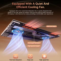 KAMRUI RX16 AMD Ryzen7 H255 Laptop Windows 11 PRO 16 in IPS 16GB DDR5 512GB NVMe SSD Backlit Numeric Keyboard Wifi6 BT5.2 Computer
