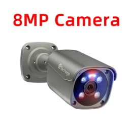 8.0MP Onvif POE bullet 3.6MM Lens Face detection waterproof full color night vision two way audio Xmeye