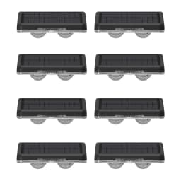 4/6/8PCS Solar Wall Lights Outdoor RGB LED Waterproof Garden Lights 3 Lighting Modes for Fence, Patio, Driveway