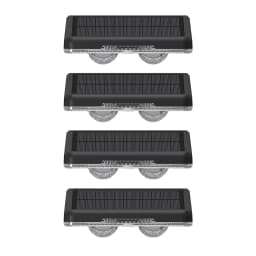 4/6/8PCS Solar Wall Lights Outdoor RGB LED Waterproof Garden Lights 3 Lighting Modes for Fence, Patio, Driveway