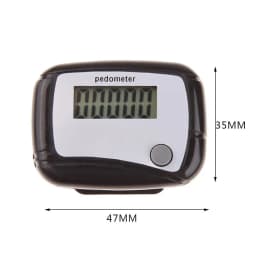 Pedometer for Walking Portable Sports Walk Meter Senior Steps Counter for Sports Running Training Hiking Backpacking Travel