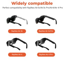 HiBloks Lens Hood For RayNeo Air3/Air3s Pro/Air4/Air 4 Pro Glasses Immersive Experience Light Blocking Reversible Cover