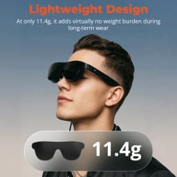 HiBloks Lens Hood For RayNeo Air3/Air3s Pro/Air4/Air 4 Pro Glasses Immersive Experience Light Blocking Reversible Cover