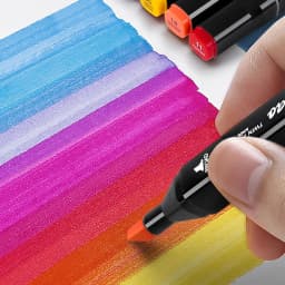 80/120/168 Colours Dual-Tip Alcohol Markers Set With Stand, Permanent Alcohol Marker Pens For Adults Artists, Permanent Art Mark