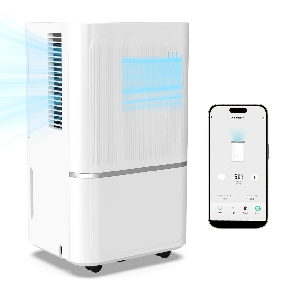 OYAJIA 14L Dehumidifier For Mould and Moisture Extraction Quiet 36dB Home