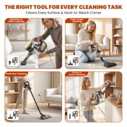 SUPERLEX 4 in 1 Handheld Vacuum Cleaner Wet Dry 600W HEPA Filter 12KPA Powerful Cleaning Machine 2 Cleaning Modes For Home 2026