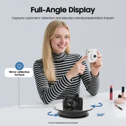 360° Rotating Display Stand Electric Turntable Photography Turntable 5KG Load Capacity Suitable for Displaying Jewellery Watches
