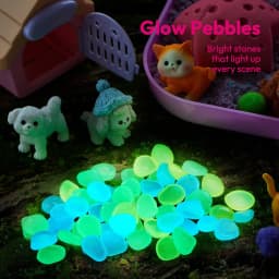 Joyfy Cute Pet Themed Sensory Bin toy Sandbox with Lid Dual-Color Sand Learning Activities for Boys Girls Birthday Chrimas Gifts