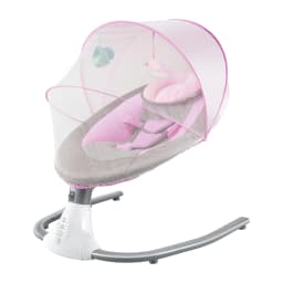Pink Rocking Chair with USB Charging Port  for Breastfeeding, Living Room, Bedroom for 0-18 Months baby