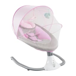 Pink Rocking Chair with USB Charging Port  for Breastfeeding, Living Room, Bedroom for 0-18 Months baby
