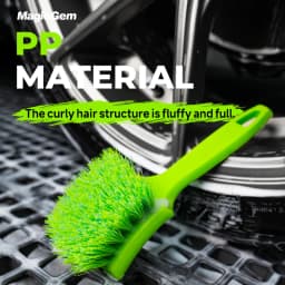 MAGIC GEM Tire Brushes for Cleaning Tires, Durable Car Wash Brush, Stiff Tire Scrub Brush for Car Detailing & Rubber Tire