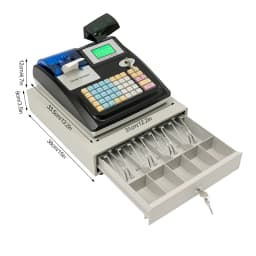 48 Keys Electronic Cash Register LED Display Cash Register Machine Support Multiple Payment Methods For Multi Cash Register