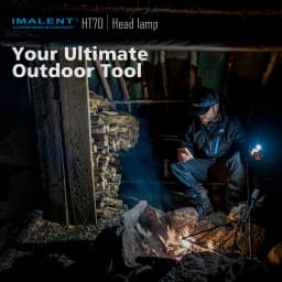 IMALENT HT70 LED Headlamp 3500LM 349M 5000mAh Powerful Torch Rechargeable Headlamp White Red Light Three-Light Source Headlight