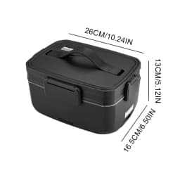 Electric Lunch Box 3.0L Food Warmer No Water Portable Food Leak Proof Heated Lunch Box For Car Home Office Work Lunch Heater