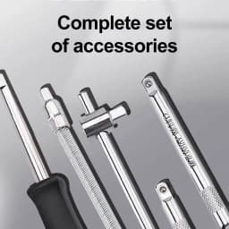 Professional Ratchet Socket Wrench Set 46PCS 1/4 Inch Drive Metric Hand Tool Kit for Bicycle Motorcycle Car Auto Repair and Maintenance Home Garage Use