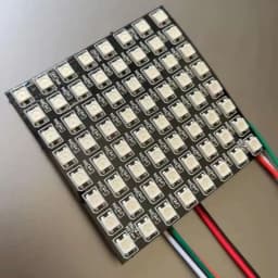 DC5V WS2812B 5050 RGB SMD Flexible 8x8 16x16 8x32 Luces Pixel Panel Matrix Screen WS2812 IC Led Module Individually Addressable