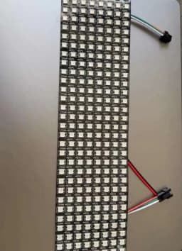 DC5V WS2812B 5050 RGB SMD Flexible 8x8 16x16 8x32 Luces Pixel Panel Matrix Screen WS2812 IC Led Module Individually Addressable