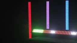 4pcs 200W LED 4in1 RGBW 96 Zone Strobe Light White 8000K DMX Super Bright Dj Wall Washer Bar Strobe Christmas Light Stage