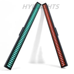 4pcs 200W LED 4in1 RGBW 96 Zone Strobe Light White 8000K DMX Super Bright Dj Wall Washer Bar Strobe Christmas Light Stage
