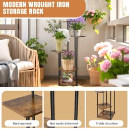 4/5/6 Tier Plant Stand Indoor Metal Plant Shelf,Indoor And Outdoor Display Racks,for Multiple Plants Small Corner Flower Stan