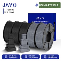 JAYO High Speed Matte PLA /HS Matte PETG 3D Filament 1.75mm 600mm/s Print Range High Flow Speedy PETG 3D Printer Filament for 3D