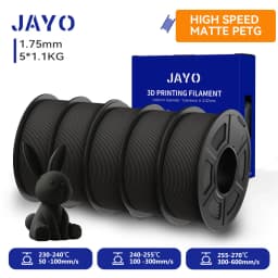 JAYO High Speed Matte PLA /HS Matte PETG 3D Filament 1.75mm 600mm/s Print Range High Flow Speedy PETG 3D Printer Filament for 3D